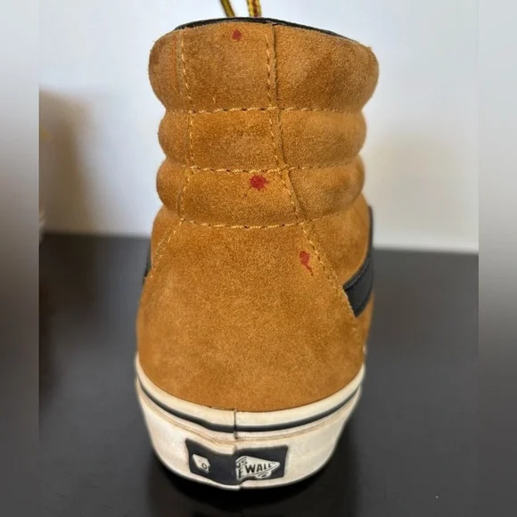 Vans Sk8 Hi Pro Wheat Brown Suede Skate Shoes Sneakers Mens Size 8.5 Womens 10 - Picture 14 of 15
